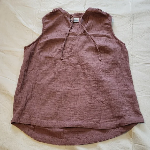 Columbia Size Large Dusty Rose Sleeveless Top - Picture 6 of 10